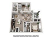 The Elm - Two Bed, Two Bath Apartment