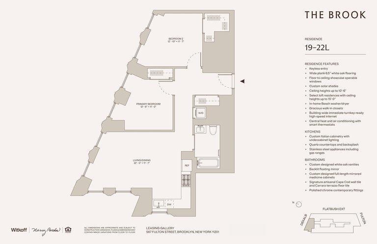 2 bedroom in New York NY 11201 - 2 bedroom in New York NY 11201 Unidad 19L Rental