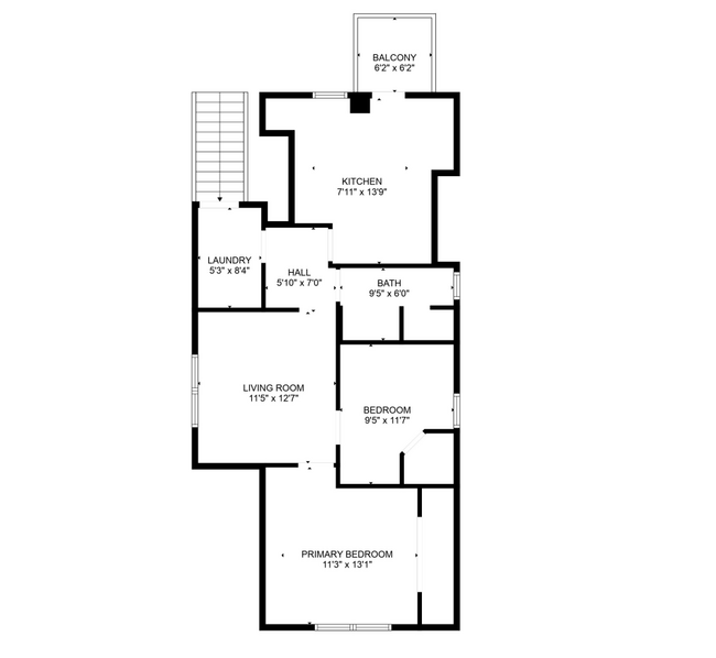 Unit Layout - 2633 Grand St NE Unit 2