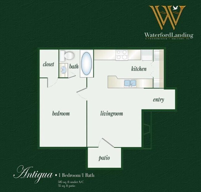floor plan - 2550 N Alafaya Trl Unit Waterford landing