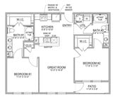 B1 floor plan Highbridge at Egret Bay