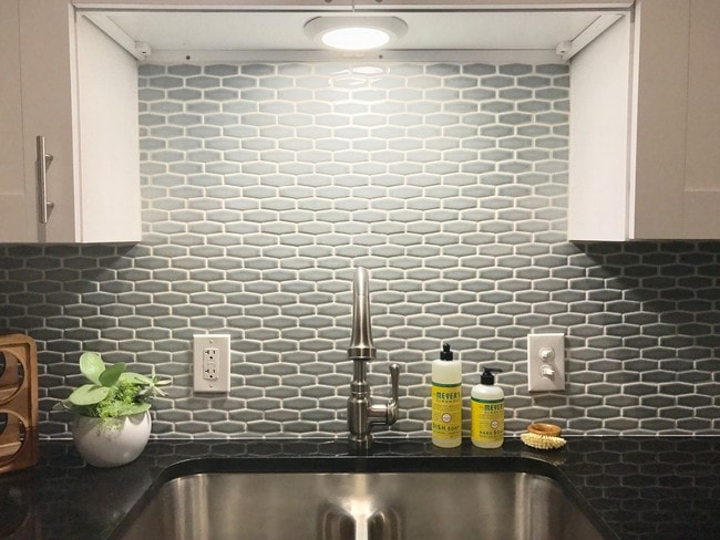 Tile backsplash