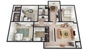 E1: 3 Bed 2 Bath