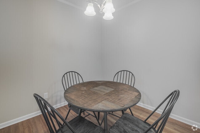 2BR, 2BA - 1,080SF - Dining Room