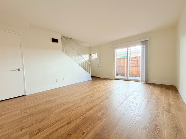 Living room view to patio
