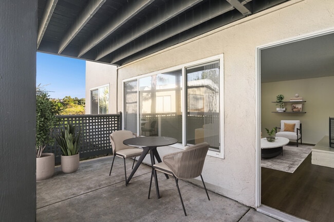 Private patio