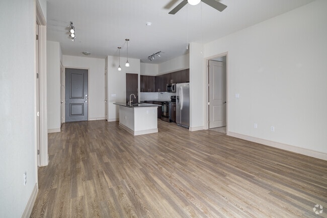 2BR, 2BA - 1178SF Living Room - The Cosmopolitan Corpus Christi