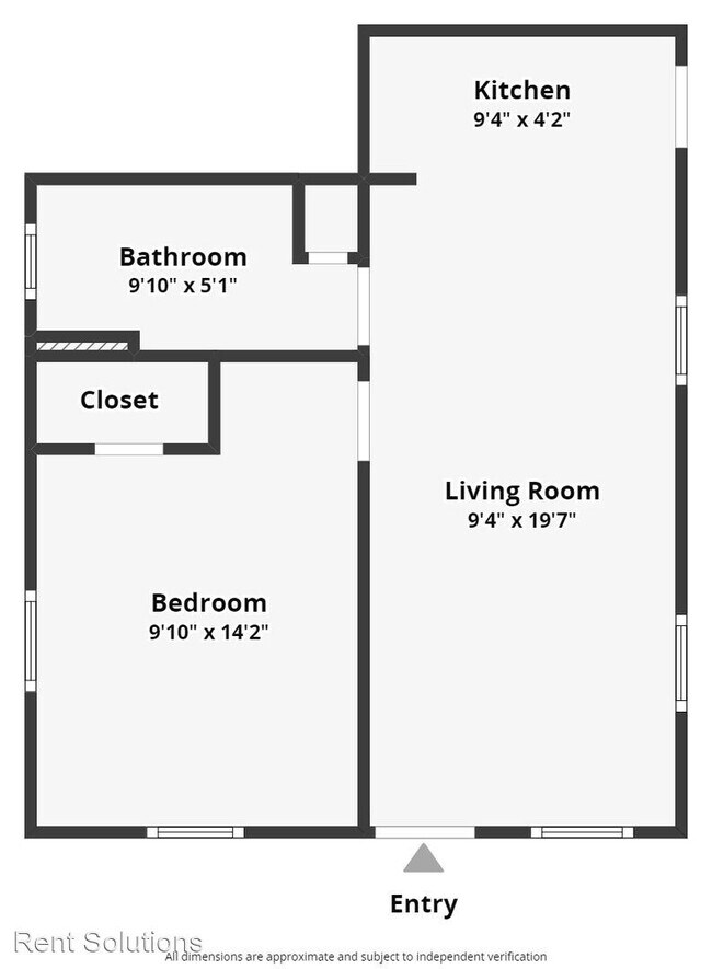 1 br, 1 bath House 913 Grand Central S Rental House Rental in