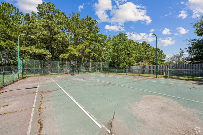 Tennis & Basketball Court - Cypress Lake Apartments