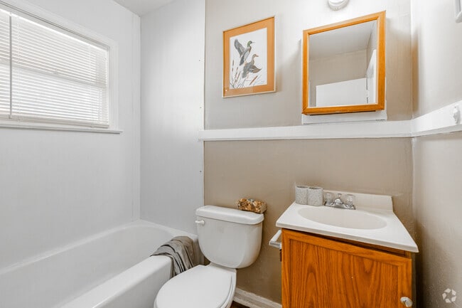1BR, 1BA - 550SF - Bathroom - The Elms Apartments