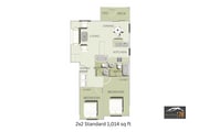 2x2 Standard l 1,014 sq ft l Plateau 176
