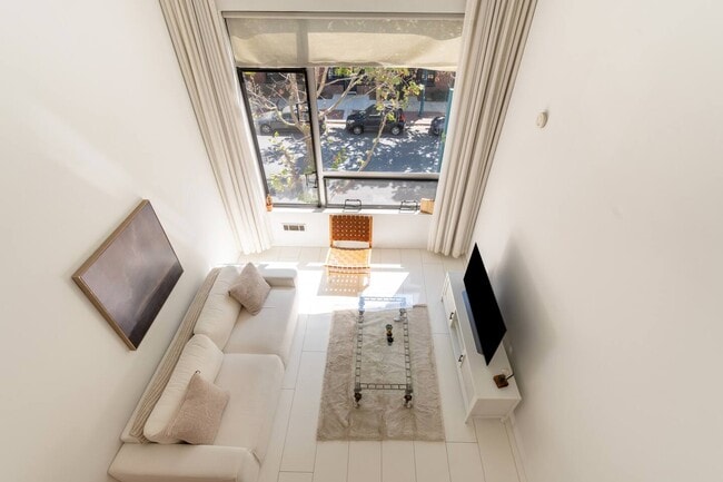 Living space from loft - 1510 Park Ave Unit Studio