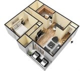 1 BR 1 Bath