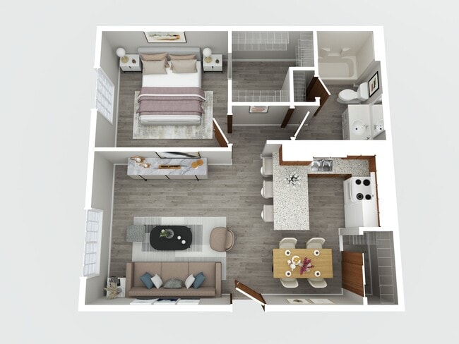 1 Bedroom Apartments