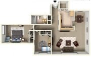 2 Bedroom 2 Bath (A)