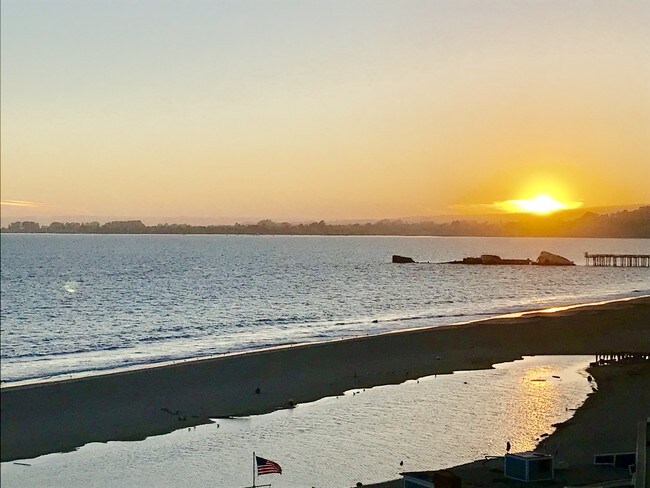 Actual view from entertainment deck and master bedroom. - 122 Rio Del Mar Blvd Unit 122