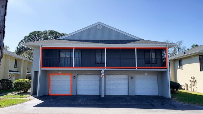 2nd Floor Large Balcony View and Bottom Left Garage Door - 4448 Pinebark Ave Unit 4448 Pinebark Ave