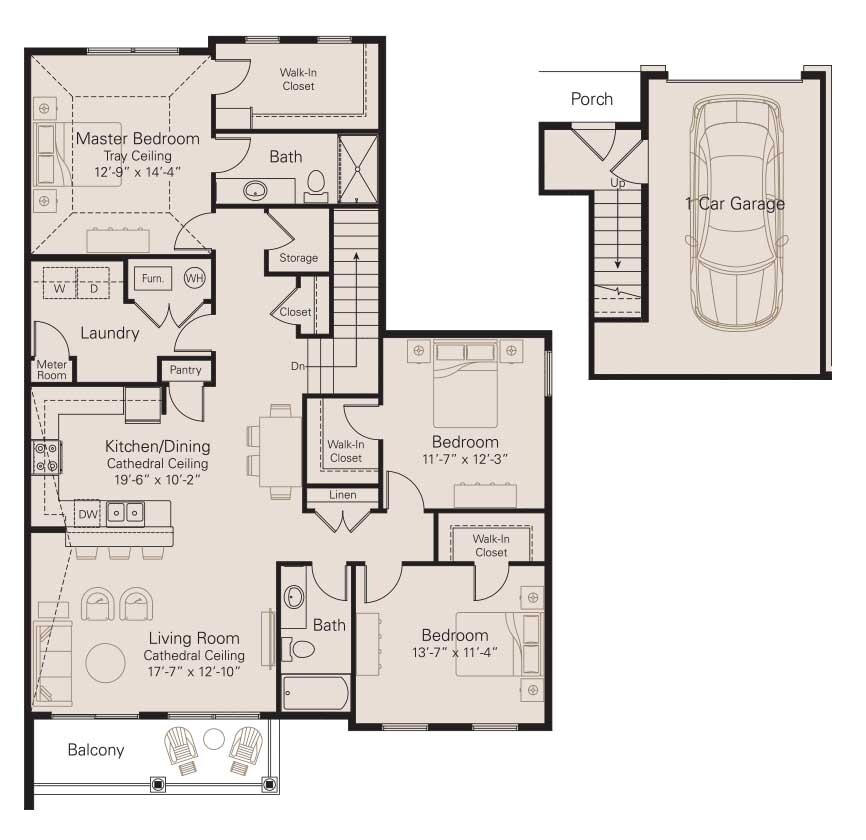 Encore Townhomes I Townhomes for Rent Utica, MI