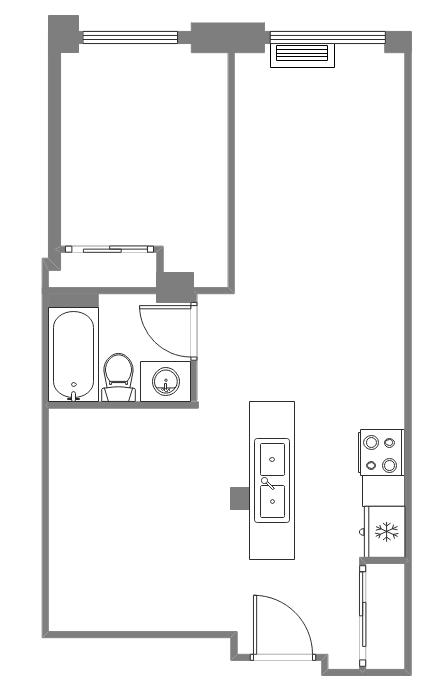 Photo - One Plus Den, One Cool Loft in Cambridge! Unit 414