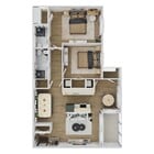 2 BEDROOM 2 BATH
