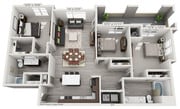 Solana Olde Town Station - Opal - 2 Beds - 2 Baths - 1364 Sq. ft.