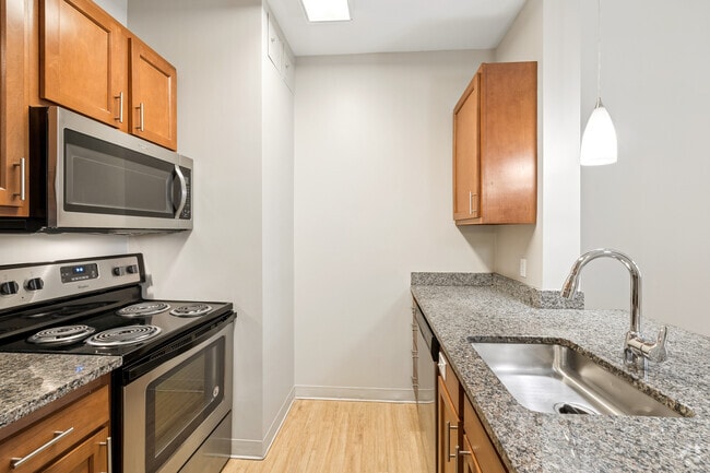Studio - 507SF - Kitchen - Residences @ Malden Station
