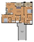 2B floor plan The Tobin Estate
