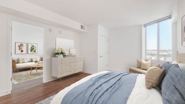 Bedroom with Hard Surface Flooring