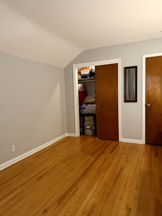 Master bedroom double closet