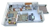 2BR 2BA