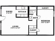 1BR/1BA