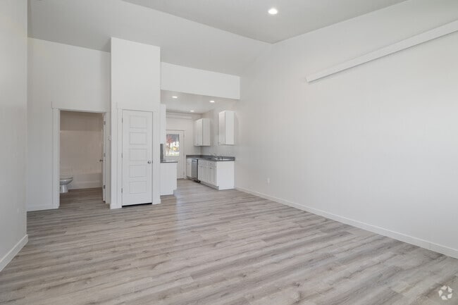 2BR, 2BA - 1,023SF - Living Room / Kitchen