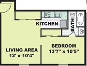 1BR/1BA