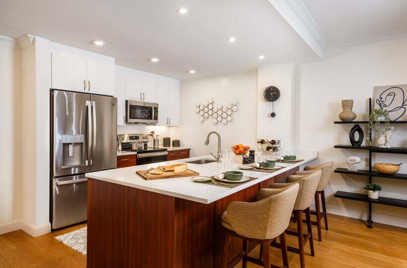 The Franklin Building at Hancock Village - Kitchen