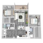 Meadowside - 2 bed / 2 bath / 1060 sq ft