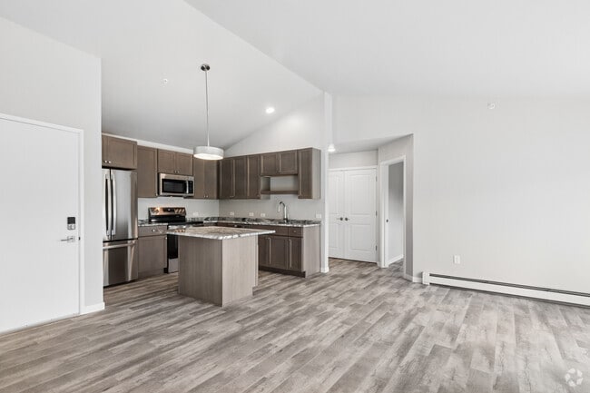 2BR, 2BA - 1,088SF - Living Room