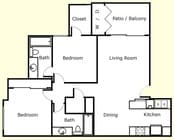 2BR/2BA