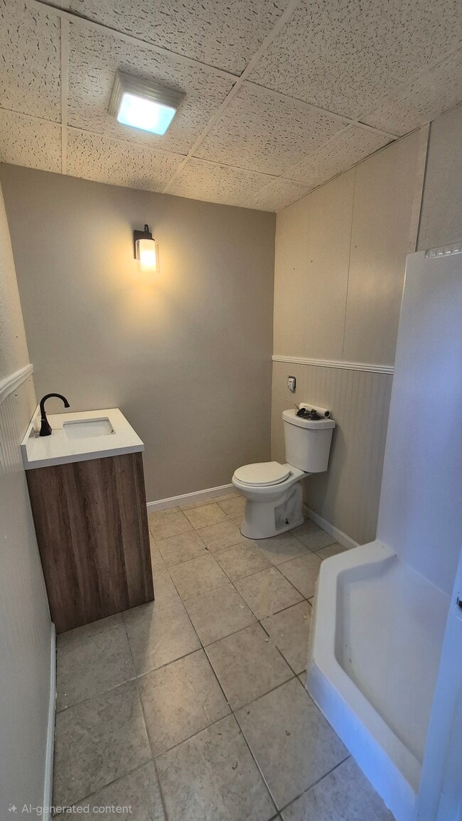 Bathroom (no tub) - 9 Beech St Unit Backhouse