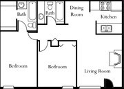 2BR/2BA