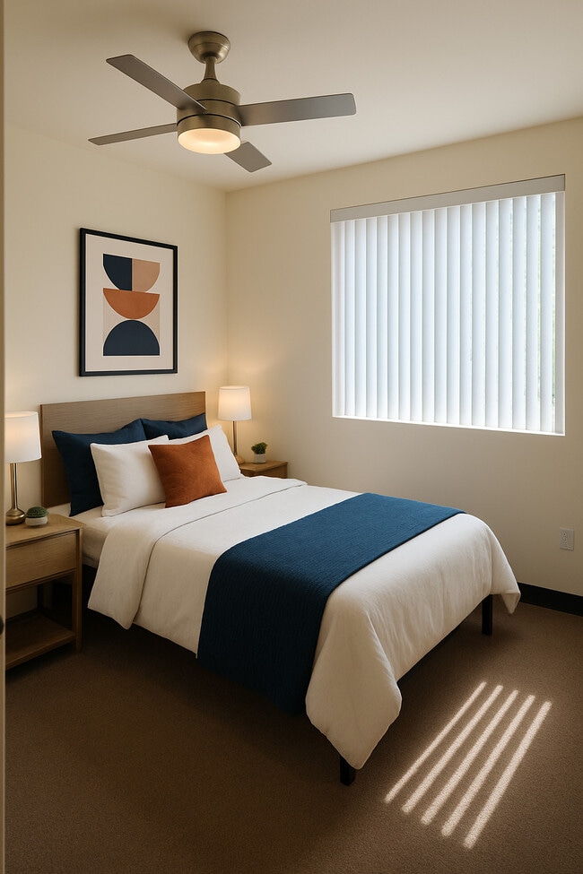 Bedroom - The Cascalote Senior Apartments