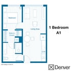 1 Bedroom Layout: A1