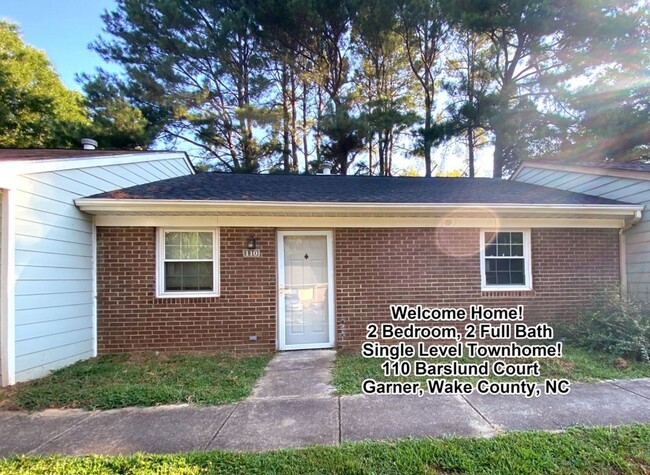 Garner! Great Cul-De-Sac Location! 2 BR, 2... - Garner! Great Cul-De-Sac Location! 2 BR, 2... Townhome