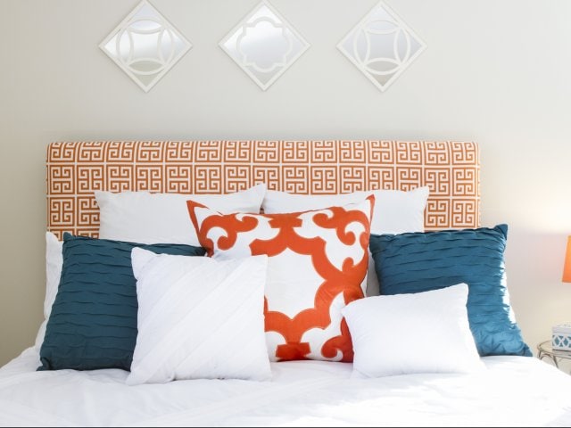 Simple and Vibrant Bed