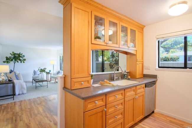 Kitchen with view of pass thru - 15 Hector Ln Unit 15 Hector Lane