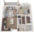 A1-V2 | 1x1 | 678 sq ft