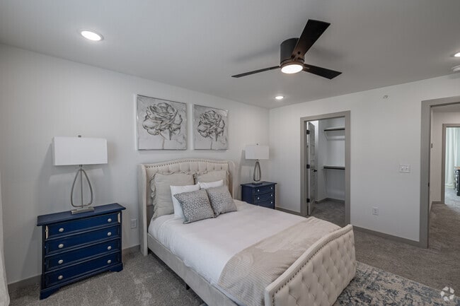 2BR, 2.5BA - 1,333SF - Primary Bedroom - The Grove