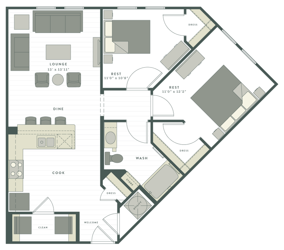 Floor Plan - The Kittiwah