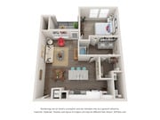 A3 | 1 Bed | 1 Bath | 782 sq.ft.