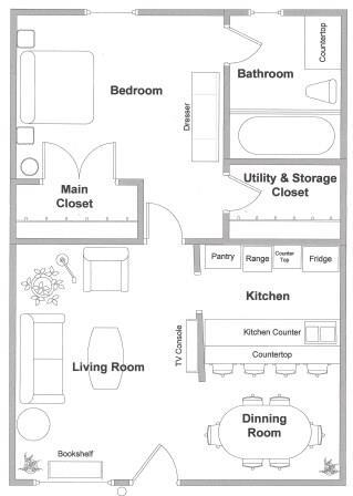 2/1 Floor Plan