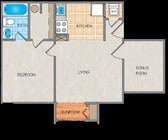 1BR/1BA